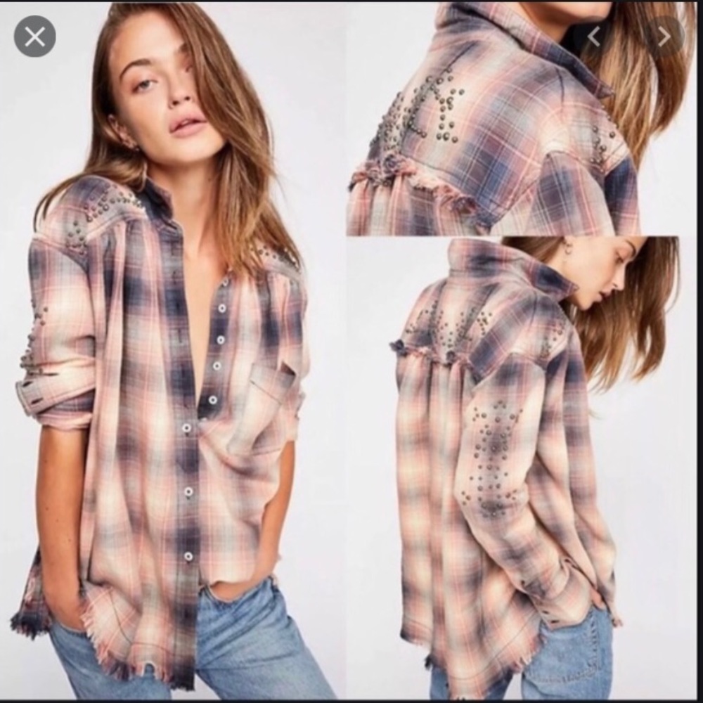Free People Distressed Take On Me Shirt